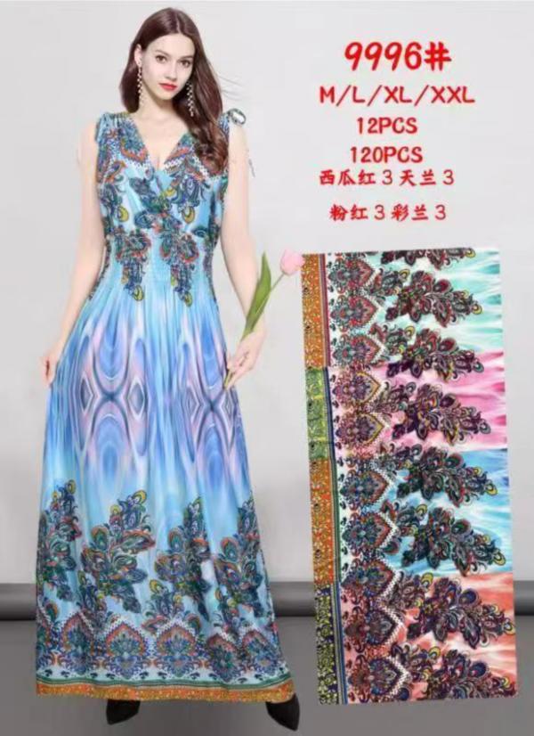 Sukienki damskie Roz M/L-XL/2XL , Mix Kolor Paczka 12 szt 1